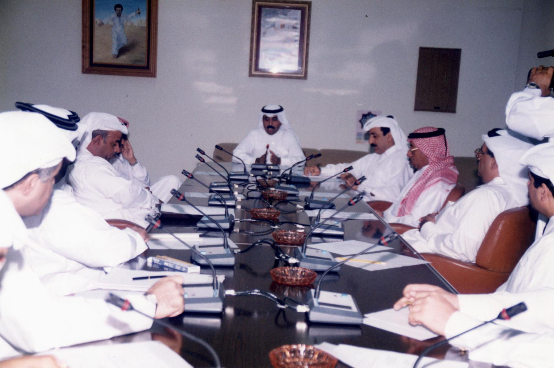 اجتماع رئيس الهيئه مع رؤساء المراكز